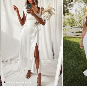 Show me your mumu white garden dress